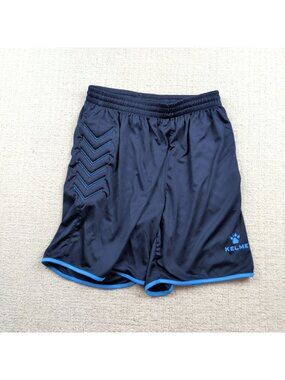 Kelme Soccer Football Goalkeeper Padded Shorts Dark Blue Men Size Small Active